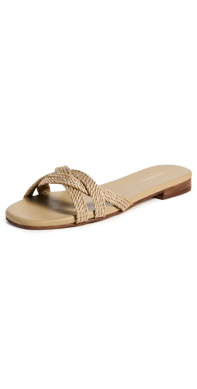 Kaanas Ayanna Sandals Natural In Brown