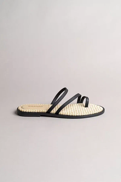 Kaanas Azores Slide Sandal In Black