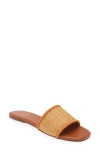 KAANAS AZURITA BASKETWEAVE SLIDE SANDAL