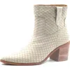 Kaanas Bonarda Womens Leather Pointed Toe Ankle Boots In Multi
