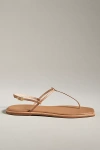 Kaanas Clarkia Naked Thong Sandals In Beige