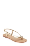 Kaanas Cristobal Slingback Sandal In Gold
