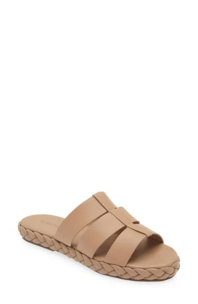 Kaanas Iguanas Slide Sandal In Almond