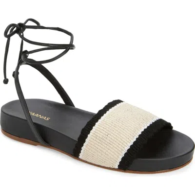Kaanas Iris Pool Sandal In Black
