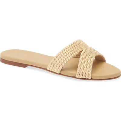 Kaanas Ivy Slide Sandal In Natural