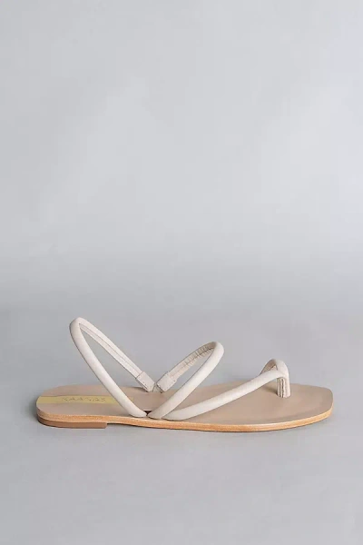 Kaanas Kaanaz Aztec Strappy Sandals In Beige