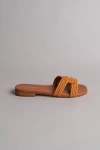 Kaanas Papagayo Double Braid Slides In Red