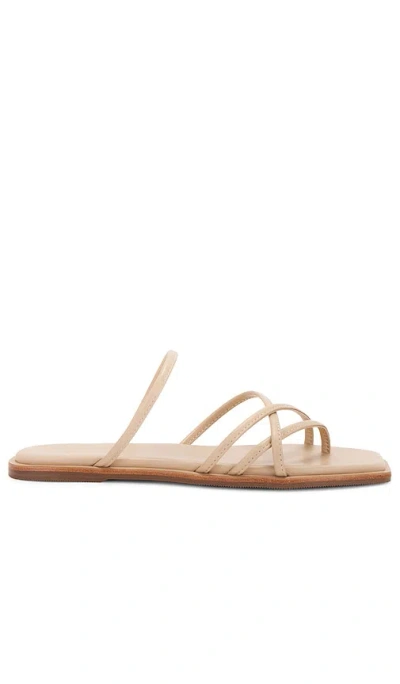 Kaanas Kapok Slide Sandal In 米色