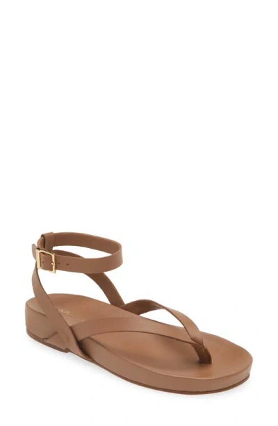 Kaanas Koko Ankle Strap Sandal In Honey