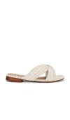 Kaanas Pacifico Slide Sandal In Ivory