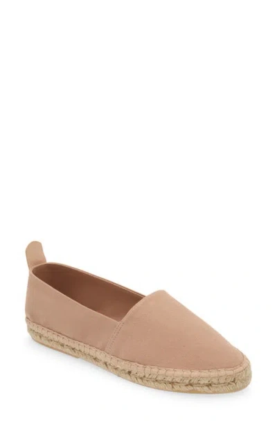 Kaanas Roam Espadrille Flat In Blush