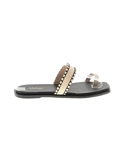 Pre-owned Kaanas Sandals In Ivory