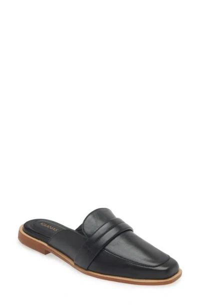 Kaanas Square Toe Mule In Black