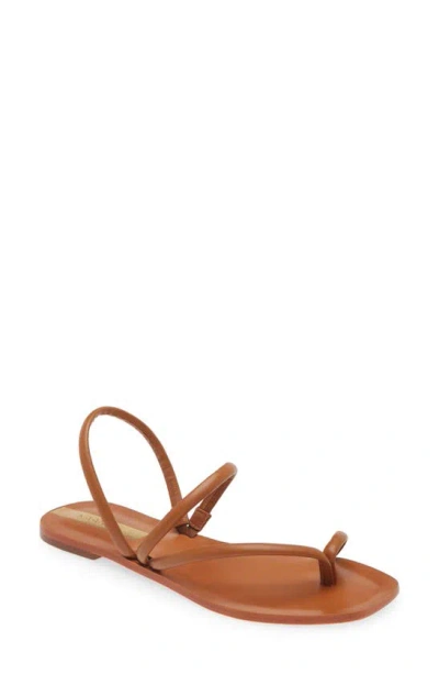 Kaanas Strappy Slingback Sandal In Tan