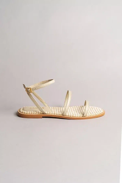 Kaanas Tonga Double Band Sandals In White