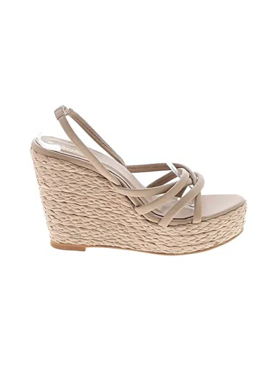 Pre-owned Kaanas Wedges In Tan