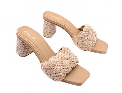 Kaanas Women's Calliope Heel In Beige In Multi