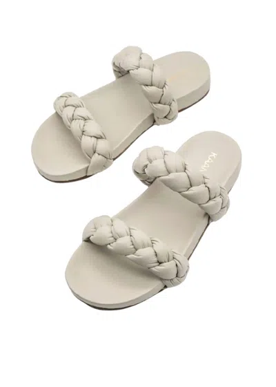 Kaanas Women's Coco Chunky Slides Sandals In Off-white