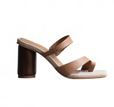 Kaanas Women's Otto Toe Ring Heel In Caramel In Brown