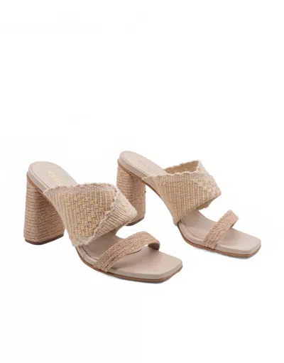 Kaanas Women's Rai Heel In Beige In Sand