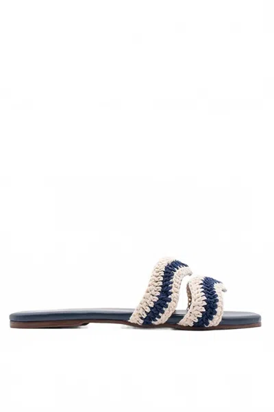Kaanas Women's Tansy Slide Sandals In Navy In Blue