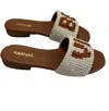 Kaanas Women's Vibe Sandal In Brandy In White