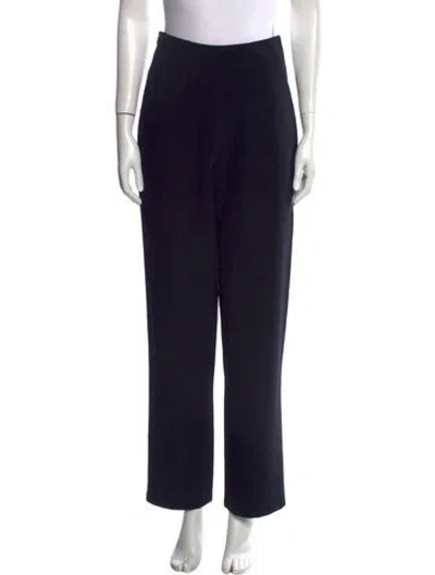 Pre-owned Kaarem Straight Leg Pants In Blue