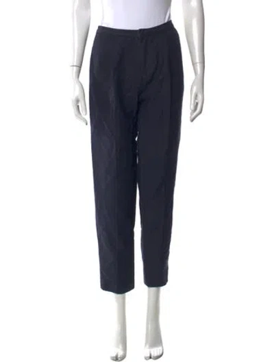 Pre-owned Kaarem Straight Leg Pants In Blue