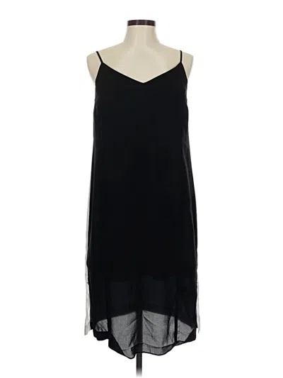 Pre-owned Kaari Blue Casual Dress In Black