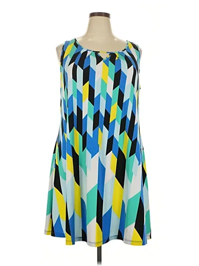 Pre-owned Kaari Blue Casual Dress In Blue