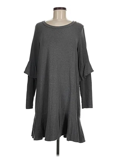 Pre-owned Kaari Blue Casual Dress In Gray