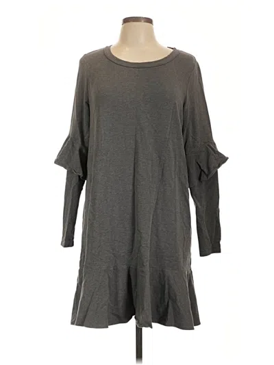 Pre-owned Kaari Blue Casual Dress In Gray