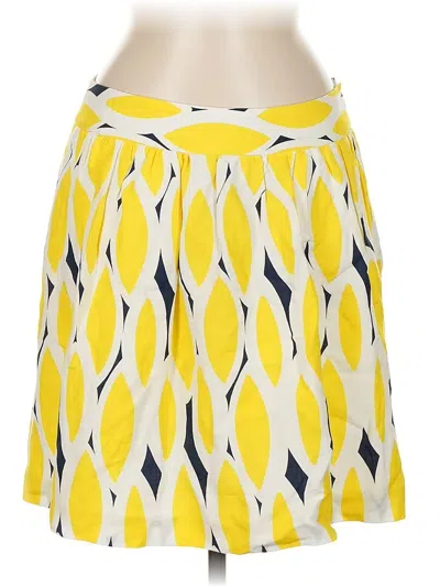 Pre-owned Kaari Blue Casual Skirt In Yellow