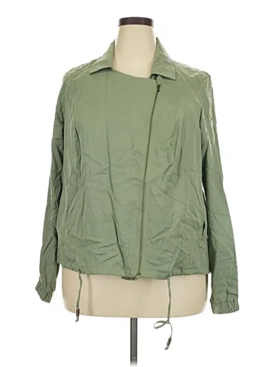 Pre-owned Kaari Blue Jacket In Green