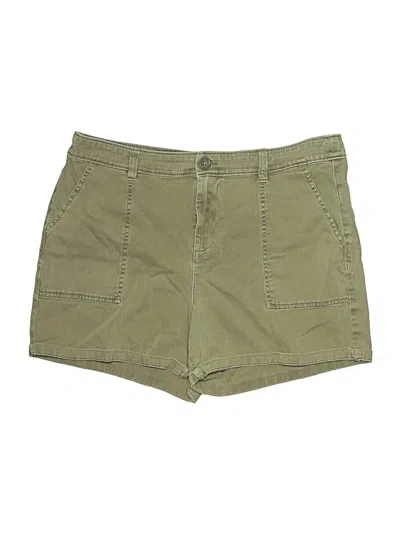 Pre-owned Kaari Blue Khaki Shorts In Green