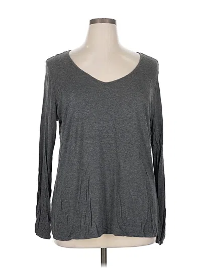 Pre-owned Kaari Blue Long Sleeve T-shirt In Gray