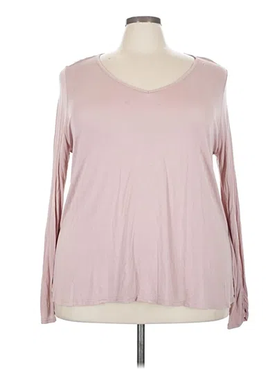 Pre-owned Kaari Blue Long Sleeve T-shirt In Pink