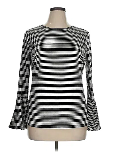 Pre-owned Kaari Blue Long Sleeve T-shirt In Silver