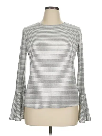 Pre-owned Kaari Blue Long Sleeve T-shirt In Silver