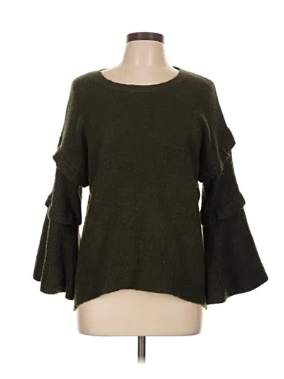 Pre-owned Kaari Blue Pullover Sweater In Green