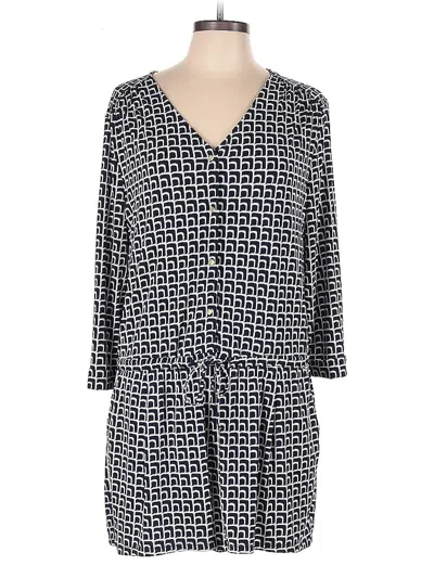 Pre-owned Kaari Blue Romper In Blue