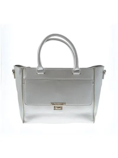 Pre-owned Kaari Blue Satchel In Ivory