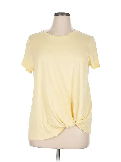 Pre-owned Kaari Blue Short Sleeve T-shirt In Yellow