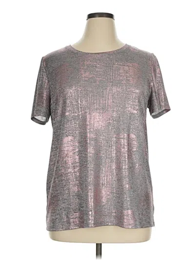 Pre-owned Kaari Blue Short Sleeve T-shirt In Silver