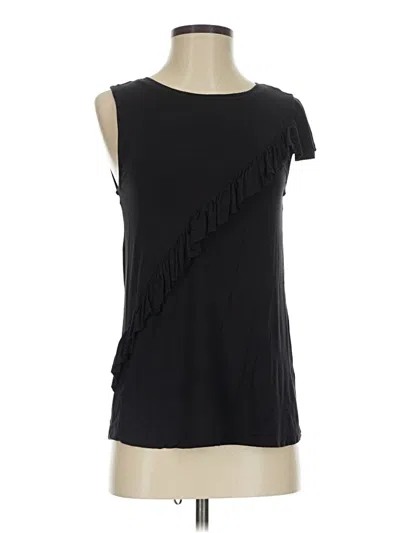 Pre-owned Kaari Blue Sleeveless Blouse In Black