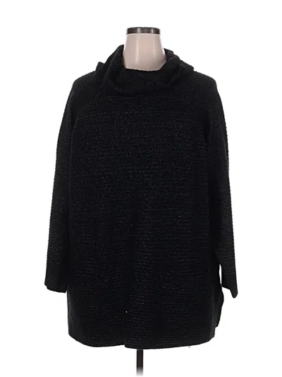Pre-owned Kaari Blue Turtleneck Sweater In Black