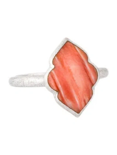 Pre-owned Kabana Spiny Ring In Orange