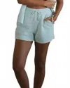 Kada Open Knit Short In Seaglass In Blue
