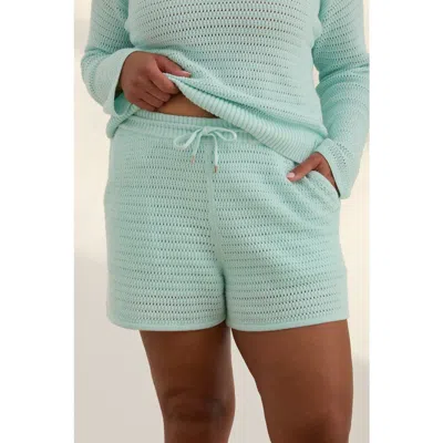 Kada The Open Knit Short In Green