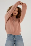 Kada The Sweater Bomber Jacket In Pink